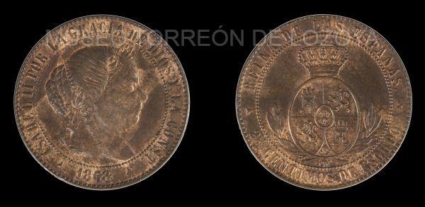 2 y medio céntimos de Escudo (reproducción uso personal o editorial)