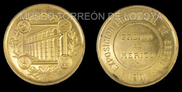 Medalla “EXPOSICIÓN PROVINCIAL DE SEGOVIA" (reproducción uso personal o editorial)