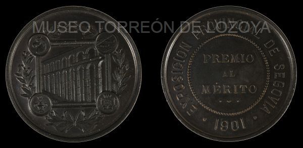 Medalla “EXPOSICIÓN PROVINCIAL DE SEGOVIA" (reproducción uso personal o editorial)