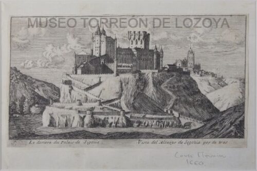 Le doriene du Palais de Sigovie / Vista del Alcazar de Segovia por de tras  (reproducción uso personal o editorial)