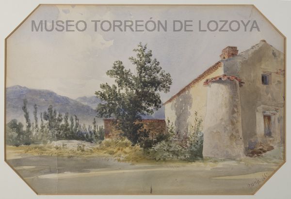 La Granja. Casas en el camino (reproducción uso personal o editorial)