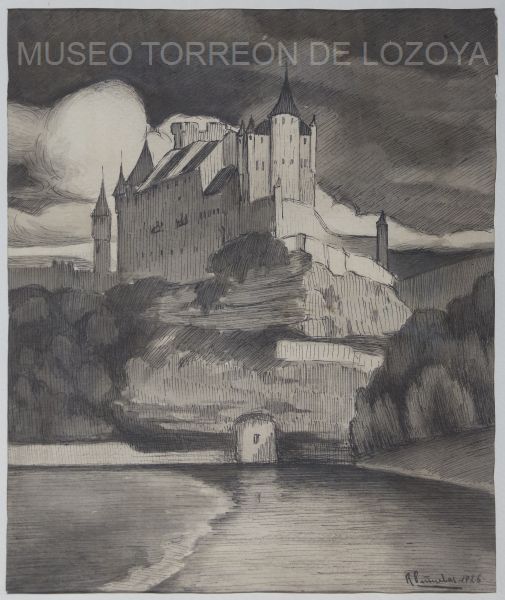 Alcázar de Segovia (reproducción uso personal o editorial)