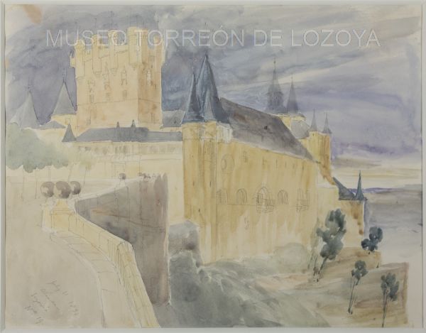 Alcázar de Segovia (reproducción uso personal o editorial)