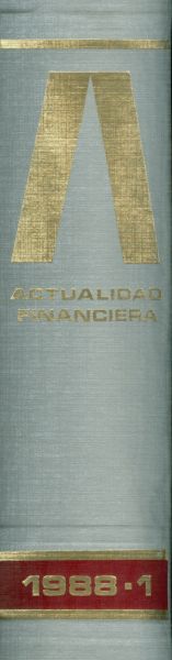 Actualidad Finaciera. Índices. 1988-1 (Núms. 1 a 26)