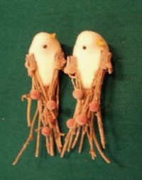 Pack de 2 pájaros con ramas