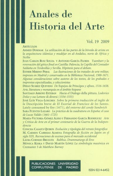 ANALES DE HISTORIA DEL ARTE. VOL. 19