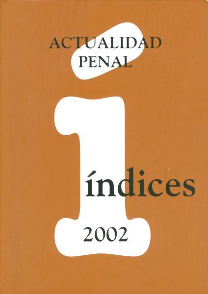 Índice Actualidad Penal 2002