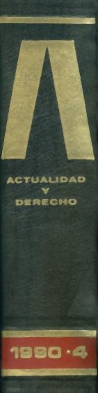 Actualidad y Derecho 1990 - 4