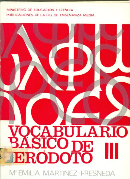 Vocabulario Básico de Heródoto III. N.º 603
