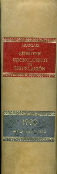 Repertorio Cronológico de Legislación 1983. Marginales 1-1146