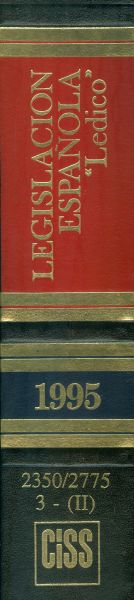 Legislación Española . 1995- 2350/2775