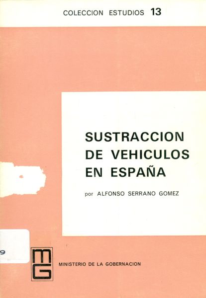 Sustracción de Vehículos en España