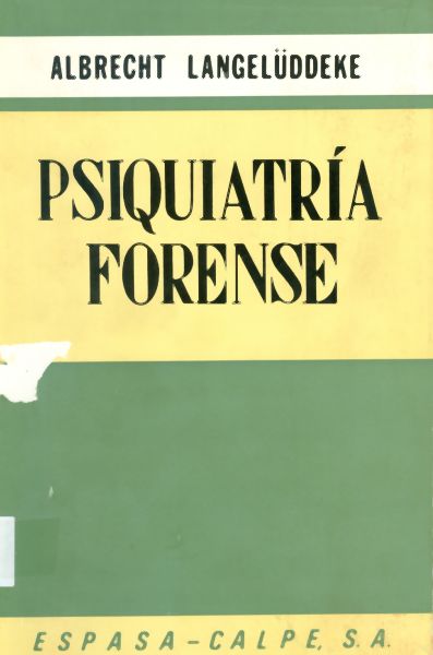 Psiquiatría Forense