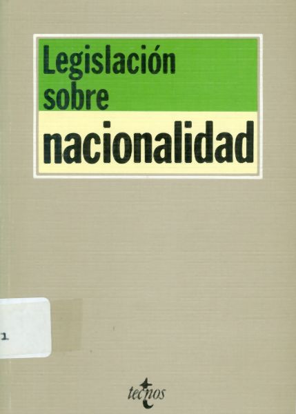 Legislación Sobre Nacionalidad