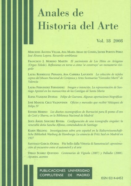Anales de historia del arte. Vol. 18