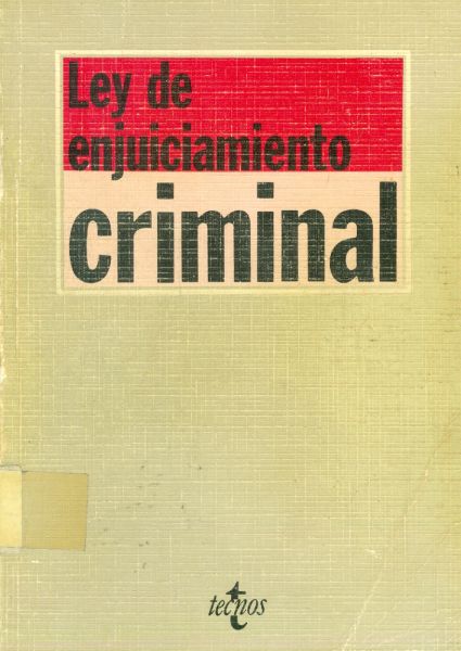 Ley de enjuciamento criminal