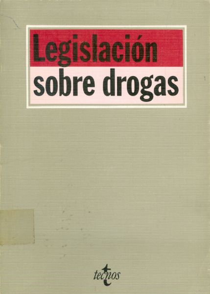 Legislación sobre drogas