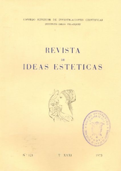 Revista de ideas estéticas Nº 121. Tomo XXXI