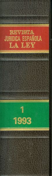 Revista jurídica española La Ley. 1/1993