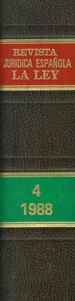 Revista jurídica española La Ley. 1988/4