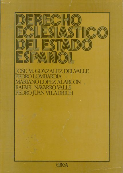 Derecho eclesiástico del estado español