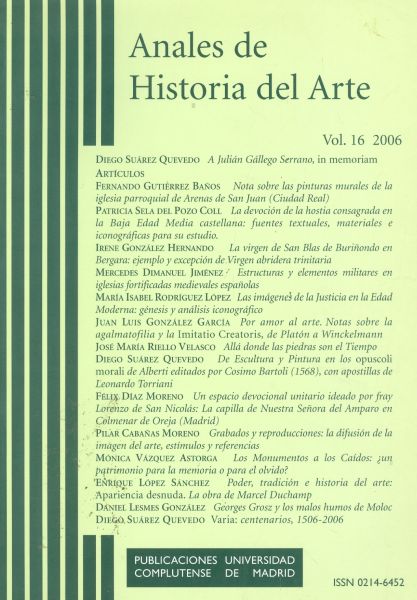 Anales de historia del arte. Vol 16
