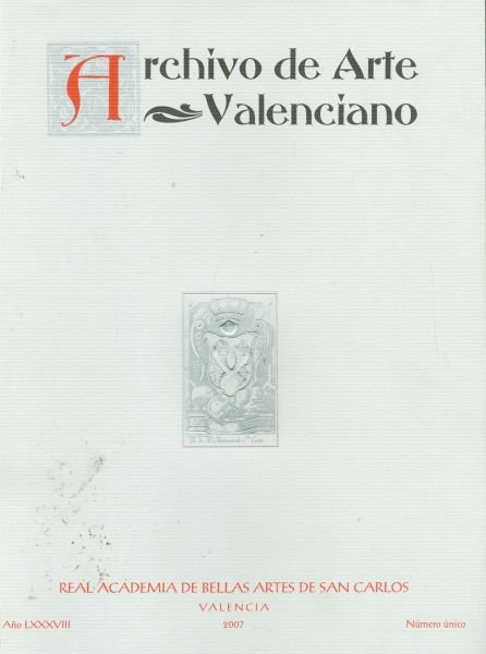 Archivo de arte valenciano. LXXXVIII. Número único