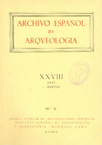 Archivo español de arqueología Vol. XXVIII N.º 91