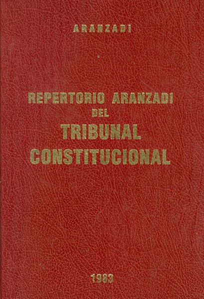 Repertorio Aranzadi del Tribunal Constitucional 1983