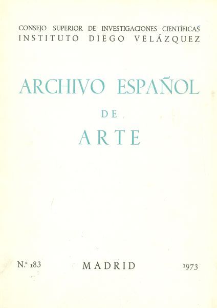 Archivo Español de Arte N.º 183