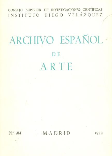 Archivo Español de Arte N.º 184