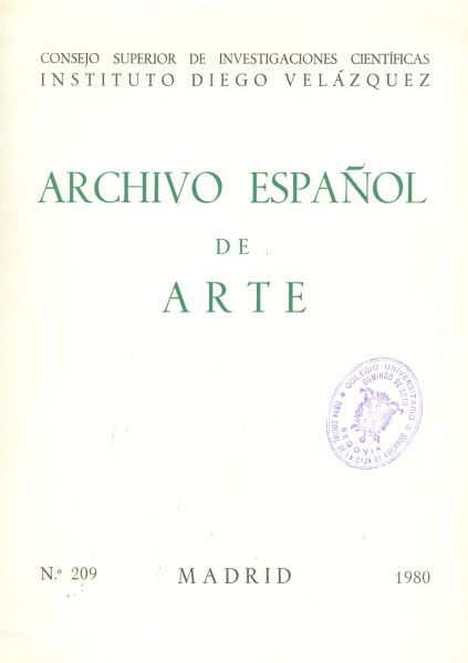 Archivo Español de Arte N.º 209