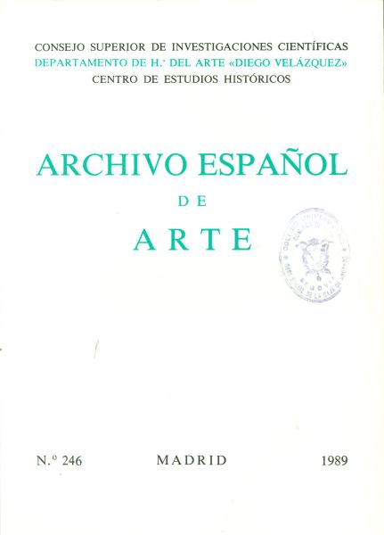 Archivo español de arte. N.º 246