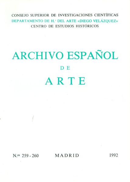 Archivo español de arte. N.º 259-260