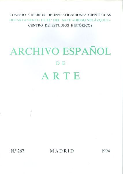 Archivo español de arte. N.º 267. Tomo LXVII