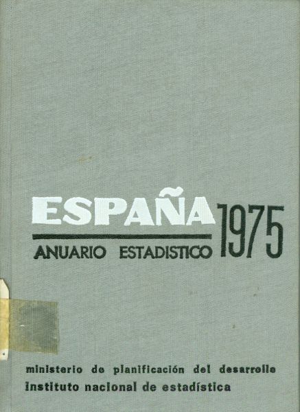 España. Anuario estadístico 1975