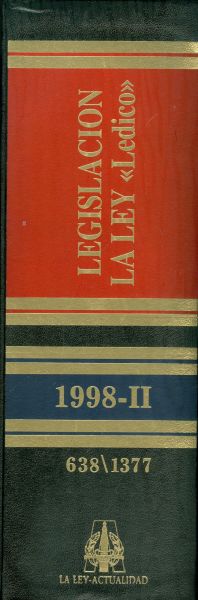 Legislación La Ley . 1998-II. 608/1377