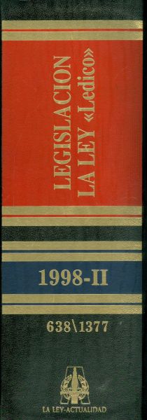 Legislación La Ley . 1998- II. 638/1377