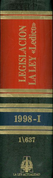 Legislación La Ley . 1998-I. 1/637