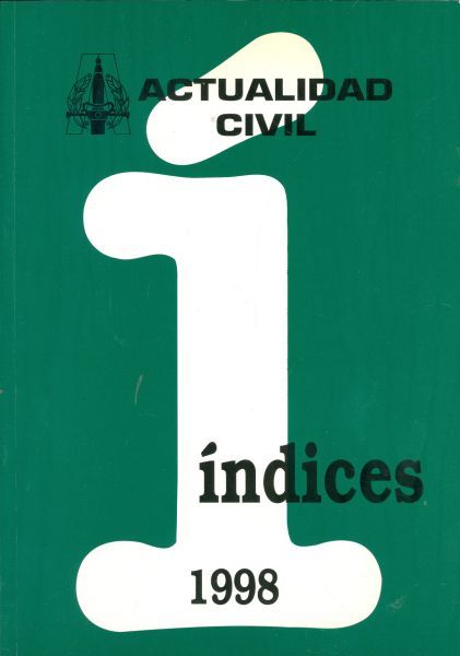 Actualidad civil. Índices 1998