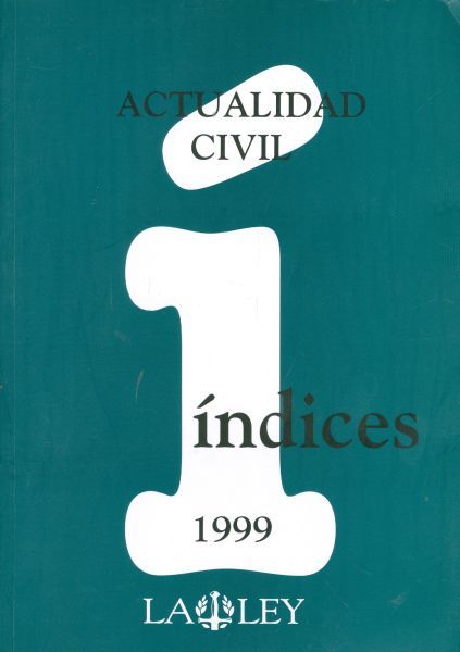 Actualidad civil. Índices 1999