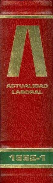 Actualidad laboral. 1992-1