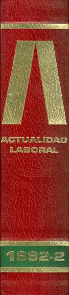Actualidad laboral. 1992-2