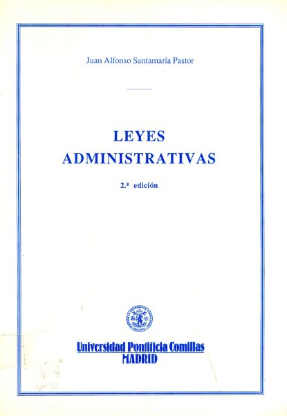 Leyes administrativas. 2ª edición