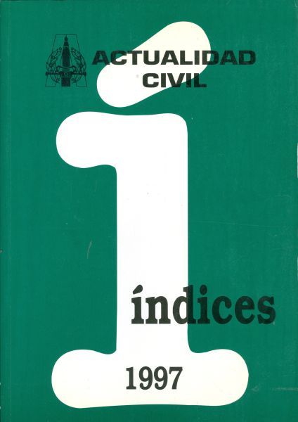 Actualidad civil. Índices. 1997