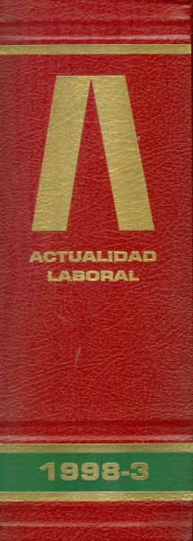 Actualidad laboral. 1998-3