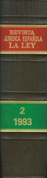 Revista jurídica española La Ley. 1993-2