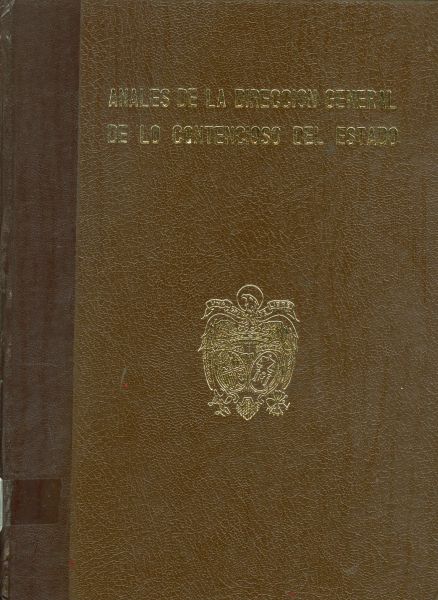 Anales de la Dirección General de lo Contencioso del Estado. 1974-1975