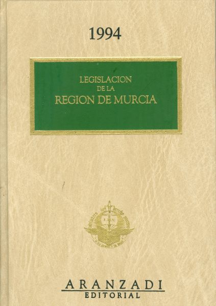 Legislación de la región de Murcia. 1994