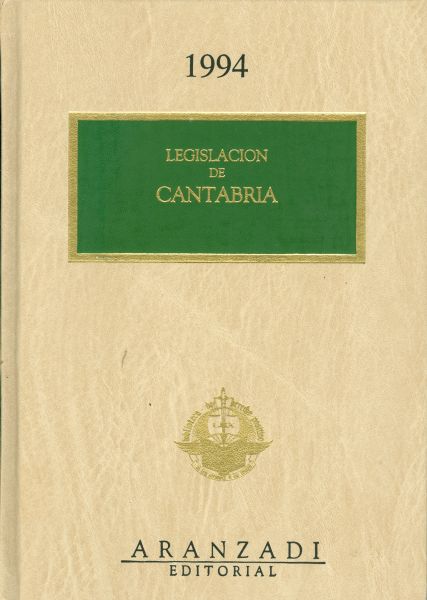 Legislación de Cantabria. 1994